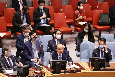 Climat : Le président Nguyen Xuan Phuc participe à une réunion du Conseil de sécurité de l’ONU
