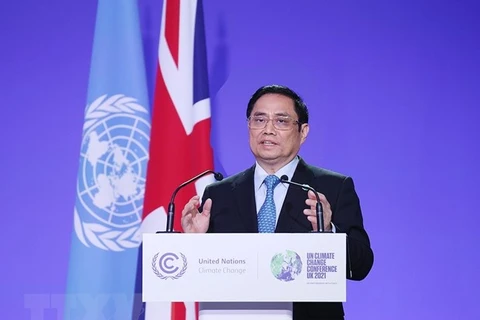 Le PM Pham Minh Chinh à une session sur l'engagement à réduire les émissions de méthane