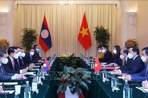 Les ministres des AE vietnamien et lao coprésident la 8e consultation politique