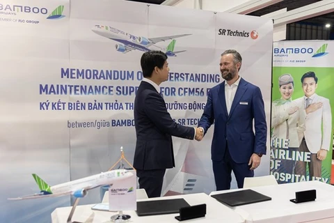 Bamboo Airways signe des accords avec SR Technics et Boeing Digital Solutions