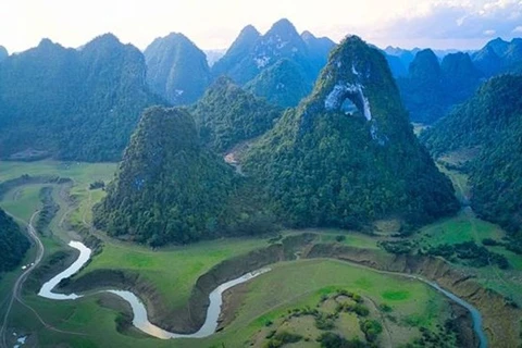 Deux sites nationaux reconnus dans le géoparc mondial de Cao Bang