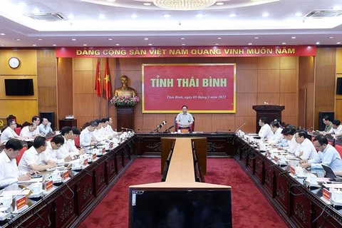 Le PM Pham Minh Chinh exhorte Thai Binh à élargir son espace de développement vers la mer