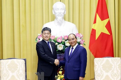 Le président Nguyen Xuan Phuc reçoit le ministre japonais de la Justice