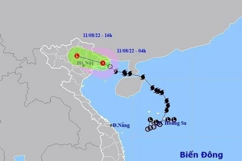 Le typhon Mulan s’est affaibli en une dépression tropicale