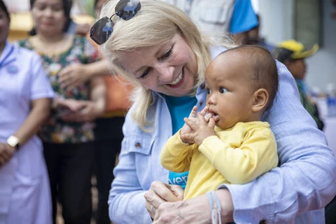 L’UNICEF s alue les progrès dans la protection des enfants 