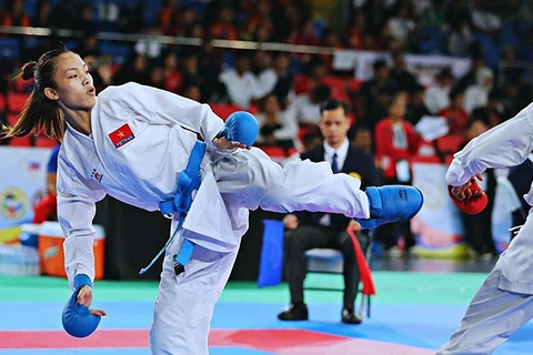 Le Vietnam remporte la première place aux Championnats de karaté d'Asie du Sud-Est