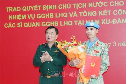 Maintien de la paix: Les contributions des officiers vietnamiens appréciés