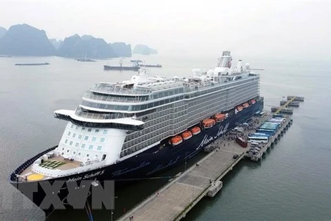 Le navire de croisière Mein Schiff 5 amène 2.191 touristes étrangers à Ha Long 