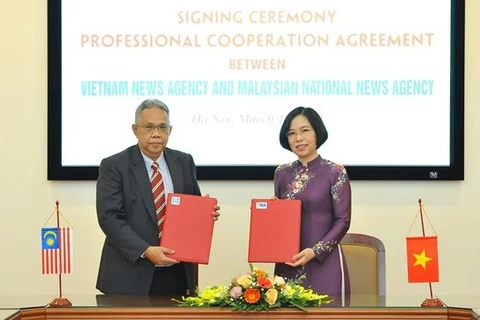 Vietnam-Malaisie: deux agences de presse nationales disposent d'un énorme potentiel de coopération