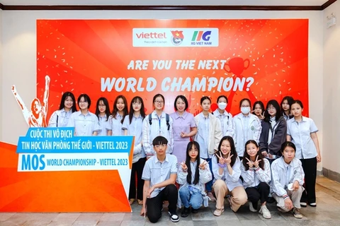 Ouverture du Championnat du monde Microsoft Office Specialist - Viettel 2023