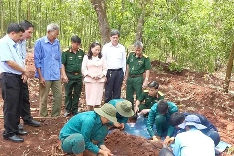 Les restes de 20 soldats tombés au combat retrouvés à Binh Phuoc