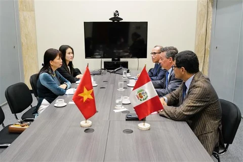 La présidente péruvienne apprécie la relation de coopération entre le Vietnam et le Pérou
