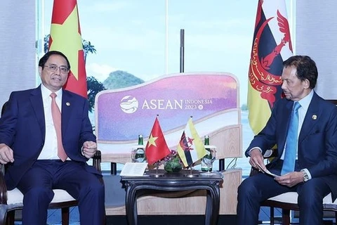 Le Premier ministre Pham Minh Chinh rencontre le sultan de Brunei