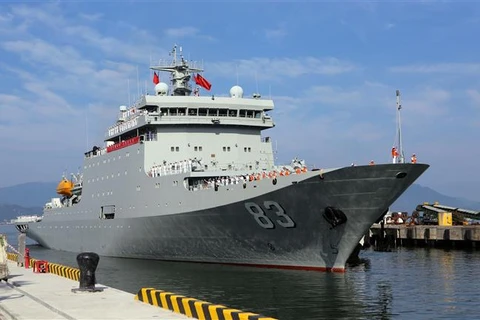Un navire de la Marine chinoise en visite à Da Nang