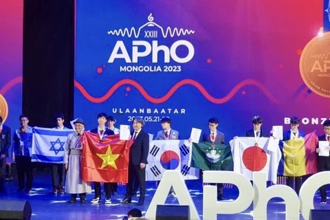 Huit élèves vietnamiens primés aux Olympiades de physique Asie-Pacifique