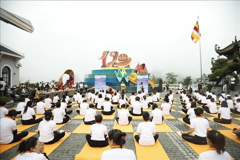 Lao Cai fête la 9e Journée internationale du yoga
