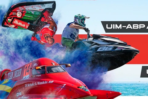 Les Championnats du monde de bateaux à moteur Formule 1 - F1 H20 et d'aquabike UIM à Binh Dinh