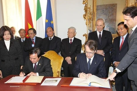 Une nouvelle étape dans le partenariat stratégique Vietnam – Italie