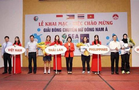 Coup d'envoi du tournoi de volley-ball féminin d'Asie du Sud-Est