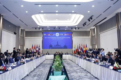 Ouverture de la 8e réunion ministérielle de l’ASEAN sur la drogue au Laos