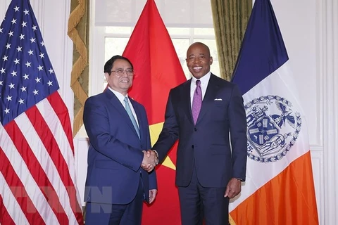 Le Premier ministre rencontre le maire de New York 