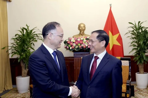 Le ministre vietnamien des AE reçoit l'assistant du ministre chinois des AE