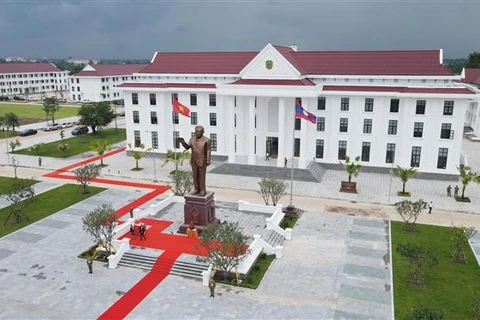 Inauguration de l'Académie politique de la Police lao à Vientiane