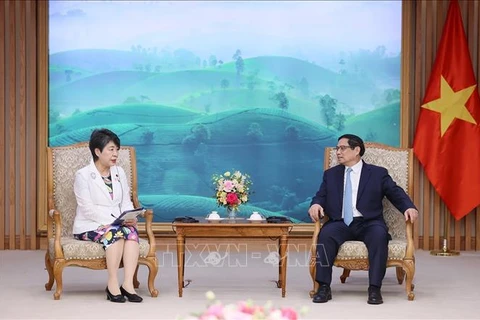 Le PM Pham Minh Chinh reçoit la ministre japonaise des Affaires étrangères 