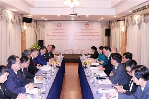 Une délégation du Comité central du Front lao pour la construction nationale en visite de travail à Ho Chi Minh-Ville