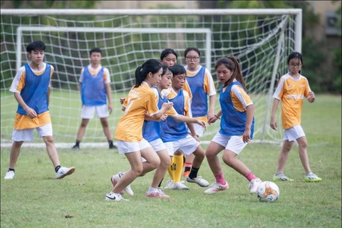 Match de football "Rêve orange" : pour un avenir sûr pour les femmes et les enfants 