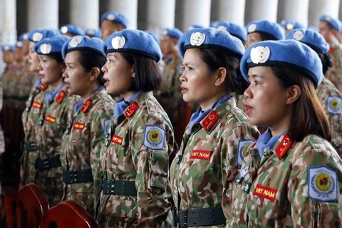 Les femmes soldats vietnamiennes jouent un rôle actif dans les opérations de maintien de la paix de l’ONU