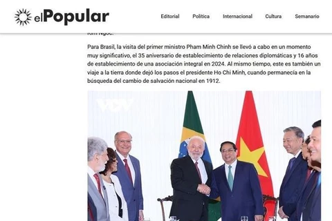 Un journal uruguayen apprécie le style de la « diplomatie du bambou » du Vietnam