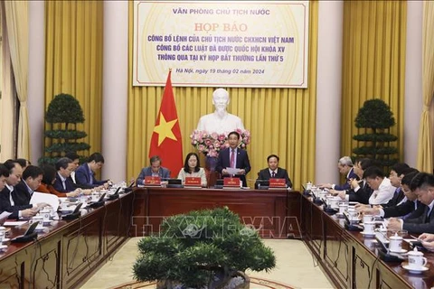 Décret du président du Vietnam sur deux lois adoptées par l'Assemblée nationale