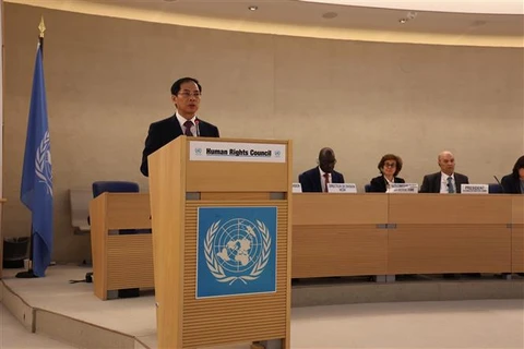 Le ministre des Affaires étrangères à la 55e session du Conseil des droits de l’homme des Nations Unies 