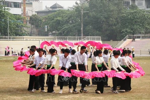 Diên Biên: plus de 2.000 personnes participent à une danse xoè