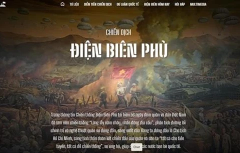 Création d'un site Web sur la bataille de Dien Bien Phu, par le journal Nhan Dan (Le Peuple).