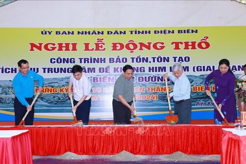 Début des travaux de rénovation du Centre de résistance Him Lam à Dien Bien
