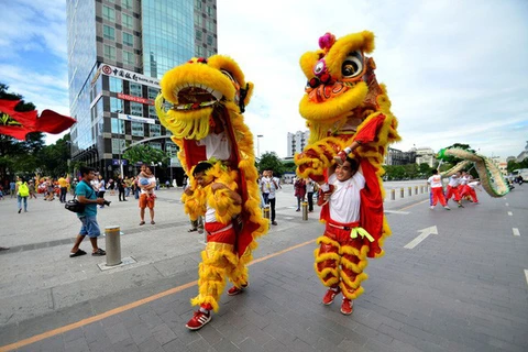 Ouverture du 2e Festival de la licorne, du lion et du dragon de Ho Chi Minh-Ville