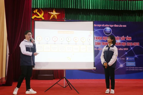 Quatre projets des élèves de Lao Cai sont choisis pour le concours Intel ISEF 2019