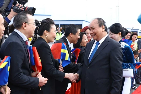 Le PM Nguyen Xuan Phuc entame sa visite officielle en Suède