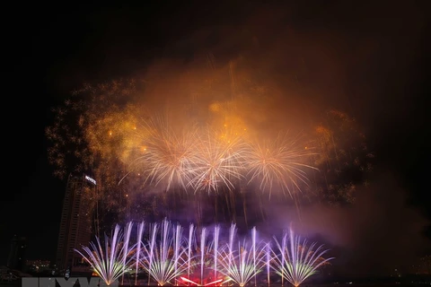 Images de l’ouverture du Festival international de feux d’artifice de Da Nang 2019