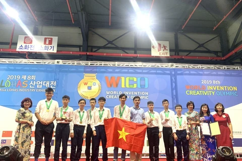 Des élèves vietnamiens remportent des médailles d’or aux WICO 2019
