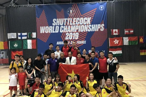 Le Vietnam, champion de la Coupe du monde de plumfoot 2019