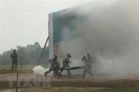 Exercice conjoint de recherche et de sauvetage entre le Vietnam et le Cambodge