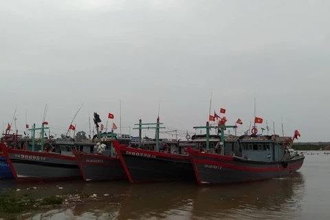 La tempête Nangka a touché le golfe du Bac Bo le 14 octobre