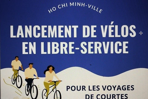 Ho Chi Minh-Ville: Lancement de vélos en libre-service