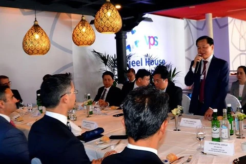 Le vice-PM Le Minh Khai à l’ouverture de la réunion annuelle du WEF à Davos