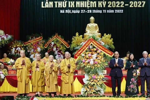 Ouverture du 9e Congrès national des délégués de l’Église bouddhique du Vietnam