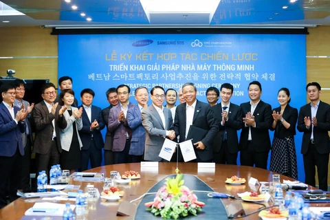 Samsung coopère avec le groupe vietnamien des technologies CMC 