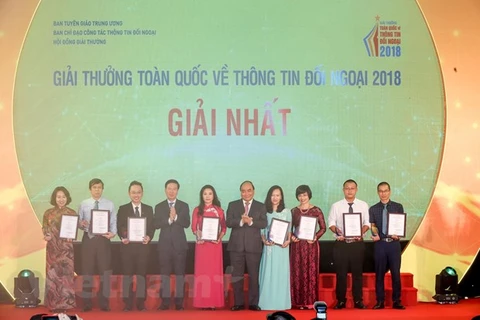 VietnamPlus continue d’arriver en tête aux Prix nationaux de l’information pour l'étranger 2018